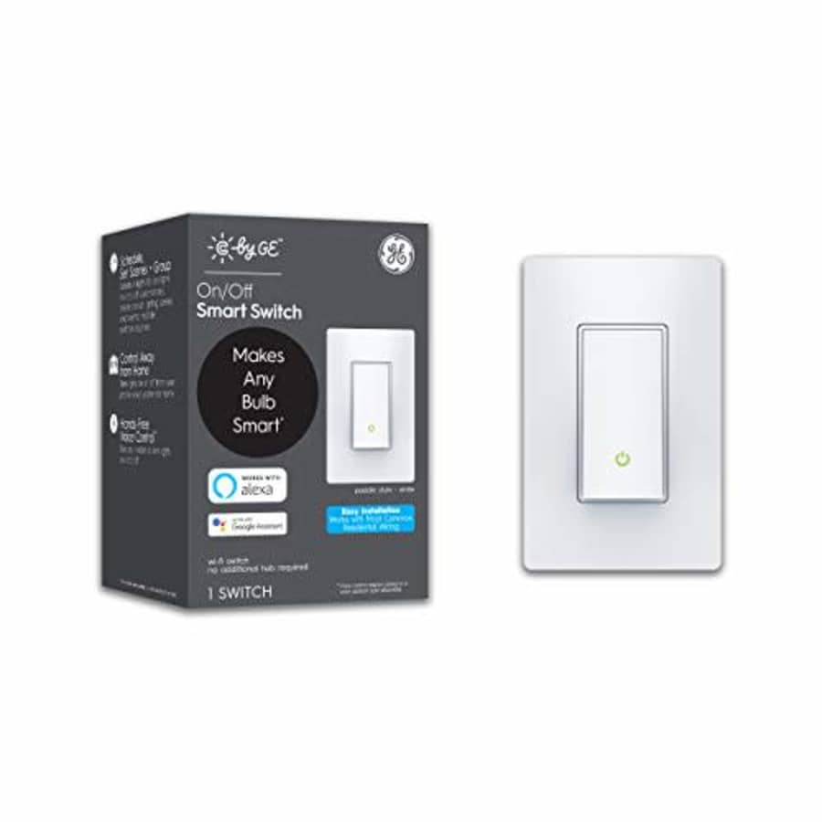 C by GE On/Off 3-Wire Smart Switch - Works with Alexa + Google Home Without Hub, Paddle Style Smart for $40
