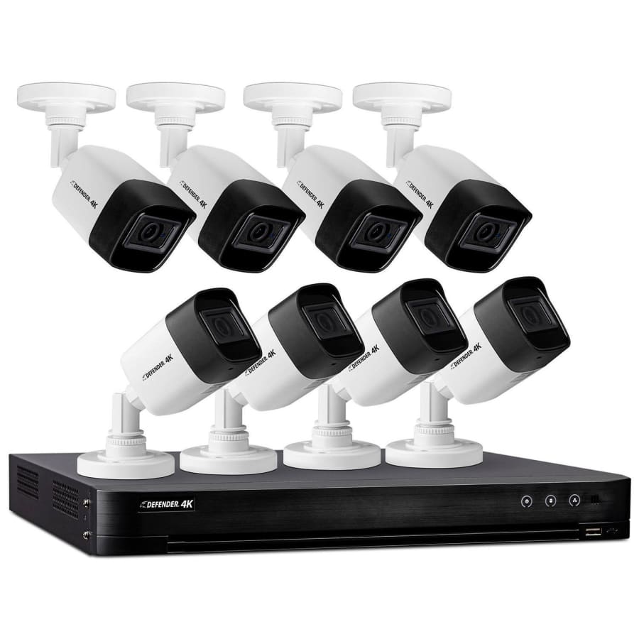 Defender Ultra HD 4K (8MP) 2TB Wired Security System with 8 Night Vision Cameras for $400 for members