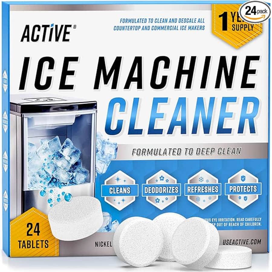 Active Ice Machine Cleaner Tablets 24-Pack for $12 w/ Sub. & Save Active Ice Machine Cleaner Tablets 24-Pack for $12 w/ Sub. & Save