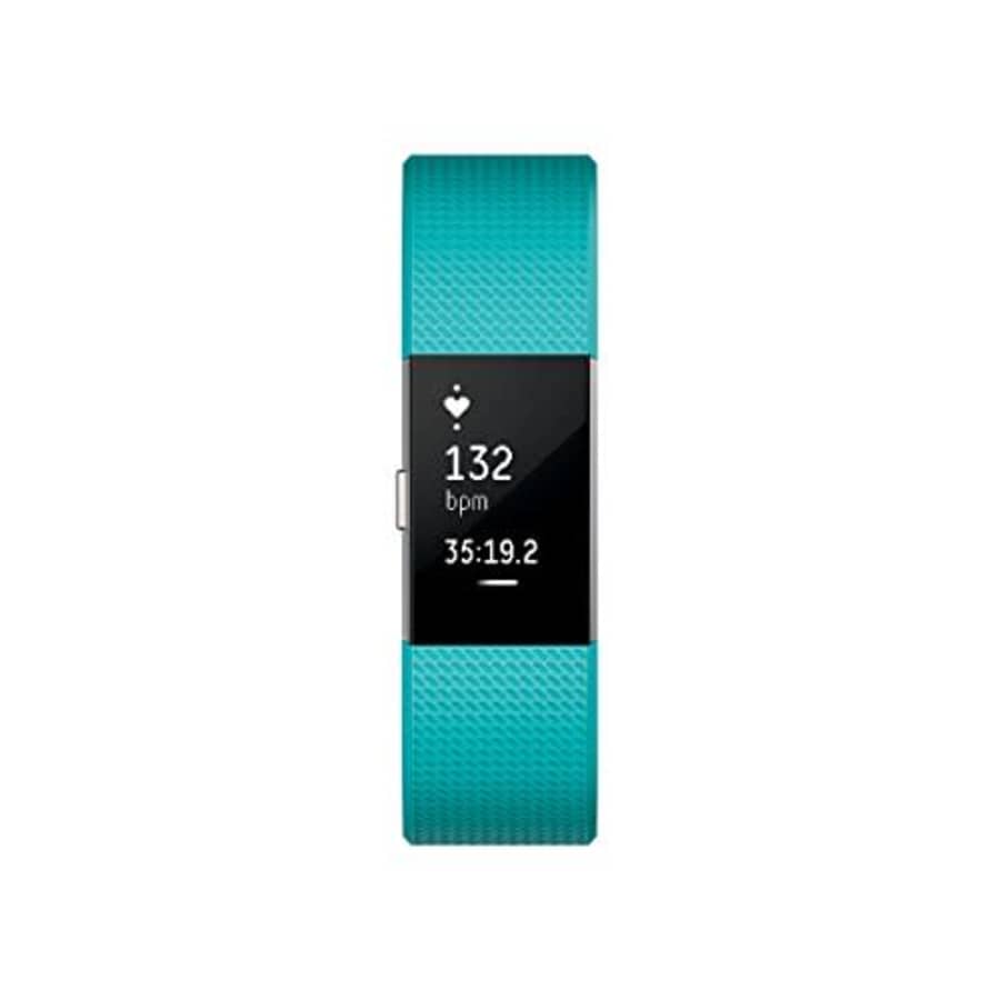 Fitbit Charge 2 Heart Rate + Fitness Wristband, Teal, Large (International Version) for $140 Fitbit Charge 2 Heart Rate + Fitness Wristband, Teal, Large (International Version) for $140
