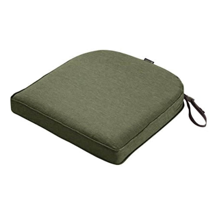 Classic Accessories Montlake Water-Resistant 20 x 20 x 2 Inch Contoured Patio Dining Seat Cushion, for $50