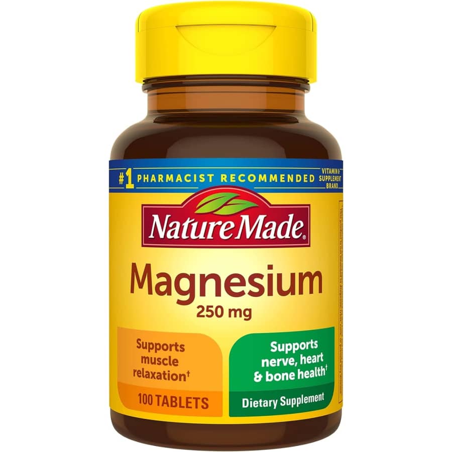 Nature Made Magnesium Oxide 250mg 100-Count for $4.44 w/ Sub & Save Nature Made Magnesium Oxide 250mg 100-Count for $4.44 w/ Sub & Save