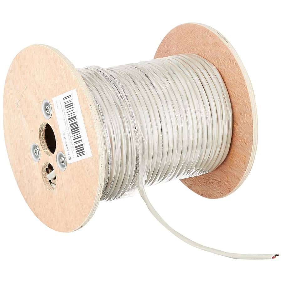 Monoprice Origin Series 14 Gauge AWG 2 Conductor Burial Rated Speaker Wire / Cable for $51 Monoprice Origin Series 14 Gauge AWG 2 Conductor Burial Rated Speaker Wire / Cable for $51