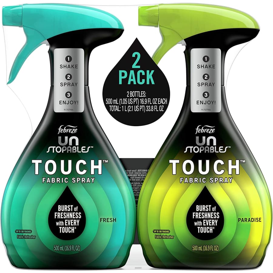 Febreze Unstopables 16.9-oz. Touch Fabric Spray 2-Pack for $11