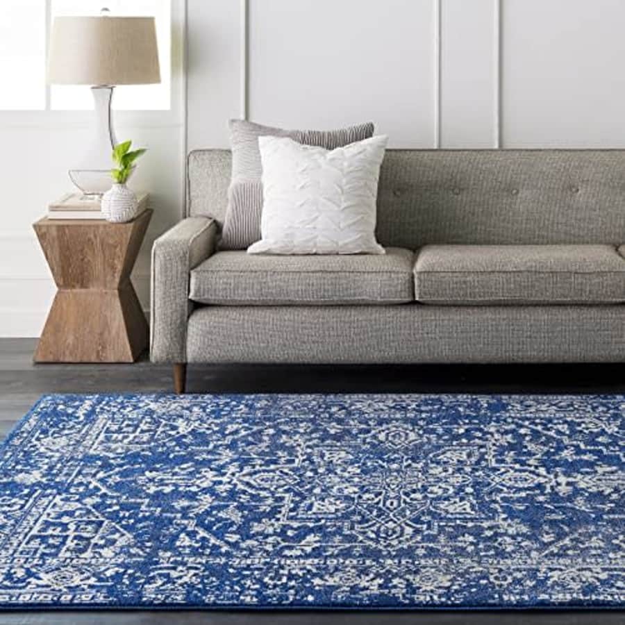Artistic Weavers Janine Vintage Medallion Area Rug 2' x 3' Dark Blue for $31 Artistic Weavers Janine Vintage Medallion Area Rug 2' x 3' Dark Blue for $31