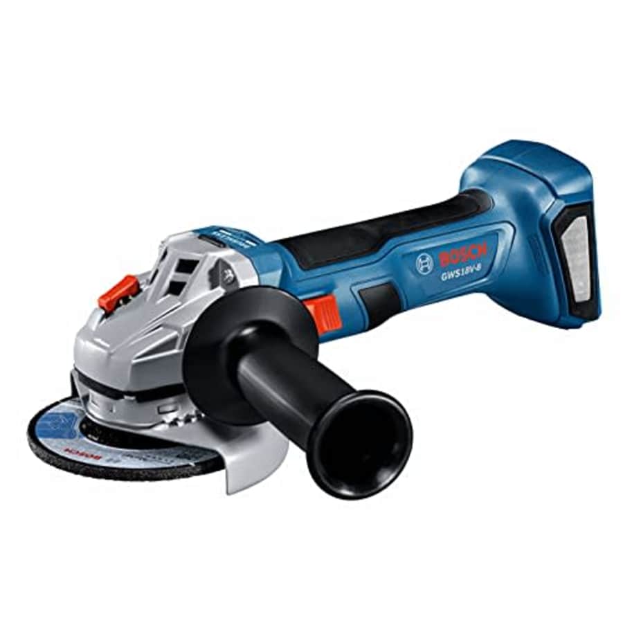 Bosch GWS18V-8N 18V Brushless 4-1/2 In. Angle Grinder with Slide Switch (Bare Tool) for $109 Bosch GWS18V-8N 18V Brushless 4-1/2 In. Angle Grinder with Slide Switch (Bare Tool) for $109