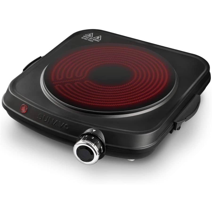 Sunavo 1,200W Electric Infrared Burner for $15