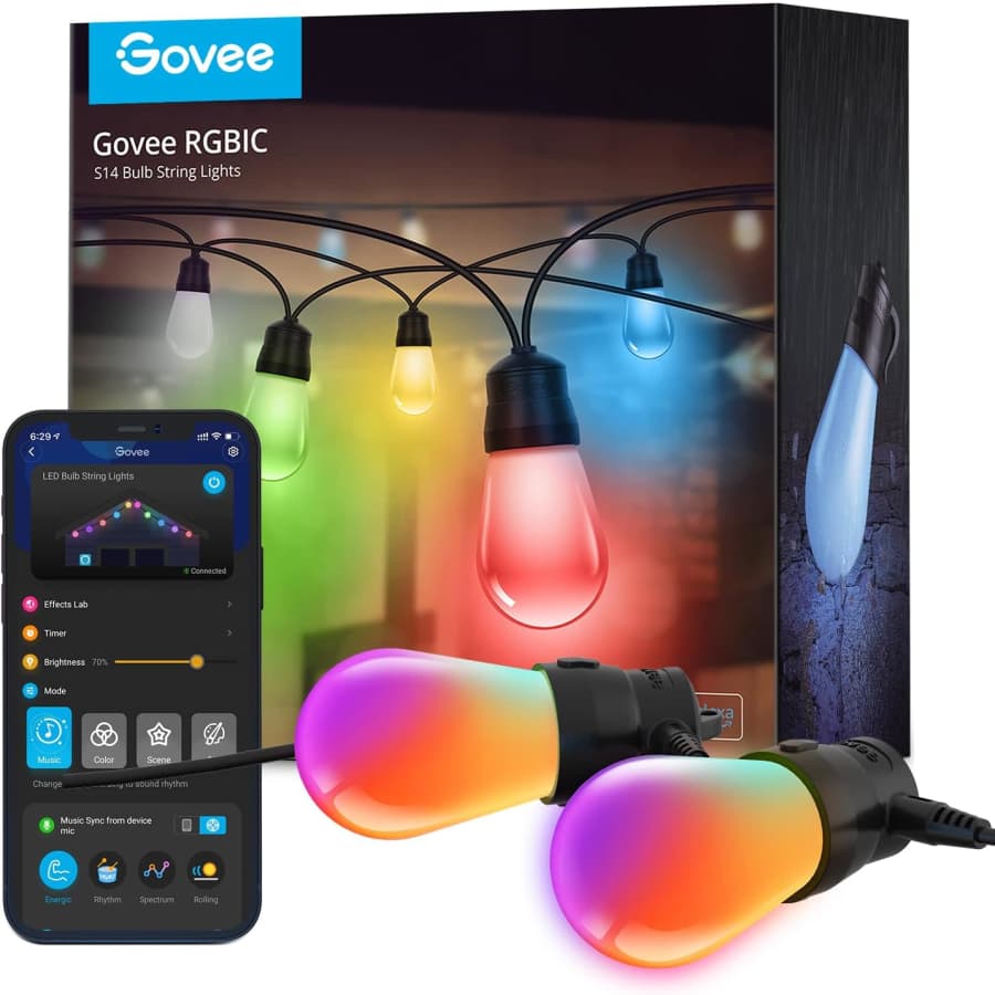Govee 48-Foot Outdoor String Lights for $50 Govee 48-Foot Outdoor String Lights for $50
