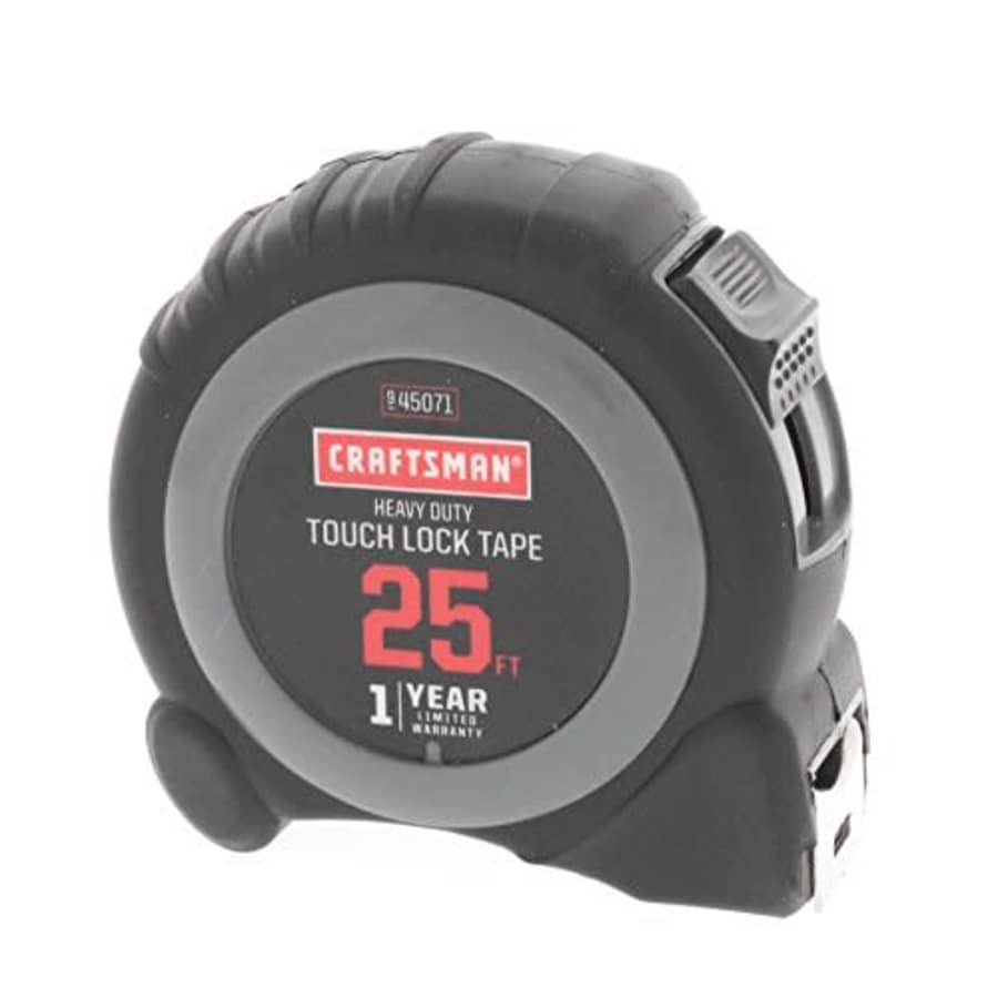 Craftsman Heavy Duty Touch Lock Tape Measure 1 Inch by 25 Feet for $20