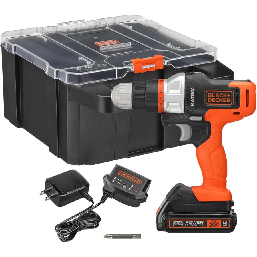 Black+Decker Black + Decker Matrix20V Max Drill Kit w/ Storage Case for $56 Black+Decker Black + Decker Matrix20V Max Drill Kit w/ Storage Case for $56