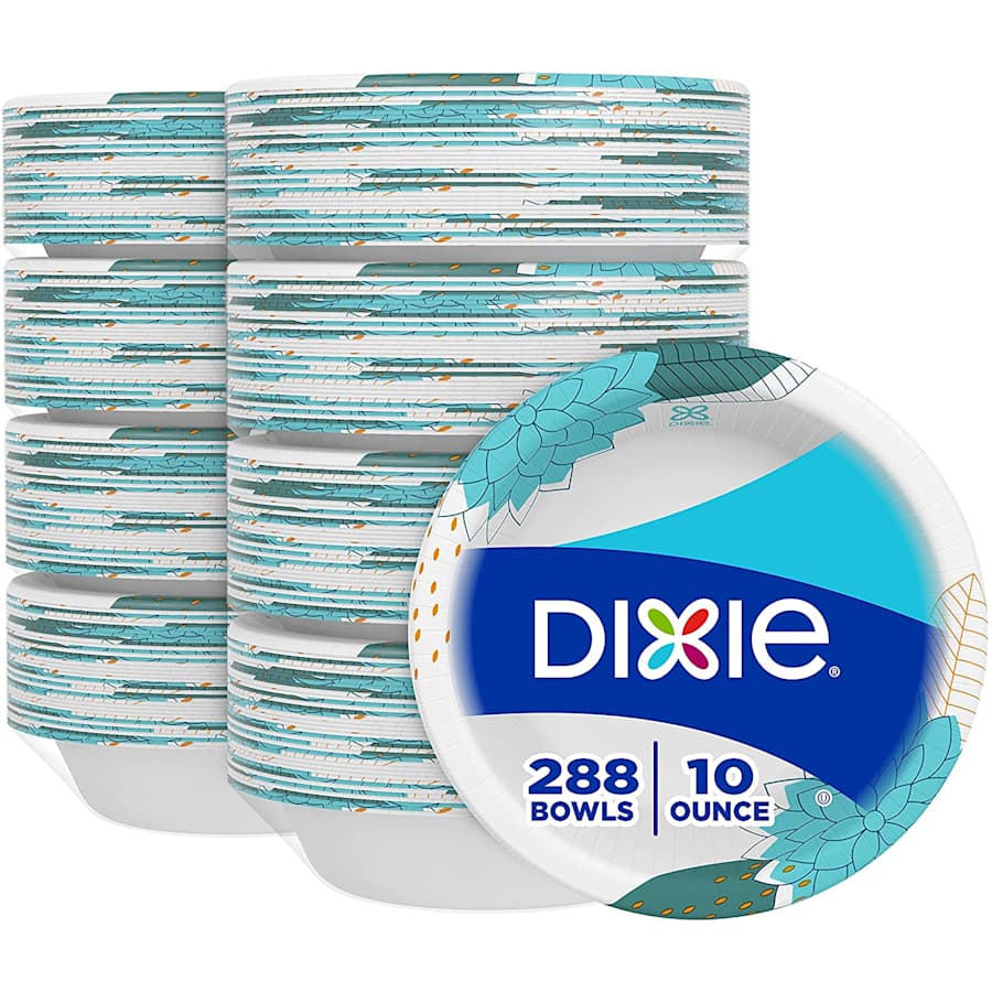Dixie 10-oz. Disposable Paper Bowls 288-Pack for $30