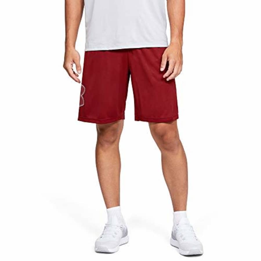 Under Armour Men's Tech Graphic Shorts, Cordova (615)/Mod Gray, Medium for $20
