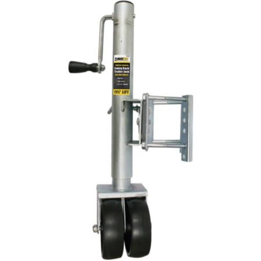 MaxxHaul 1,500-lb. Swing Back Trailer Jack with Dual Wheel for $39 MaxxHaul 1,500-lb. Swing Back Trailer Jack with Dual Wheel for $39