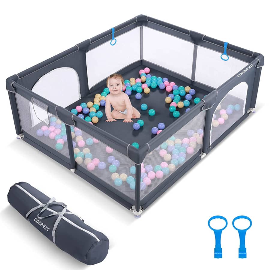 Conmixc 72" x 59" Baby Playpen for $70