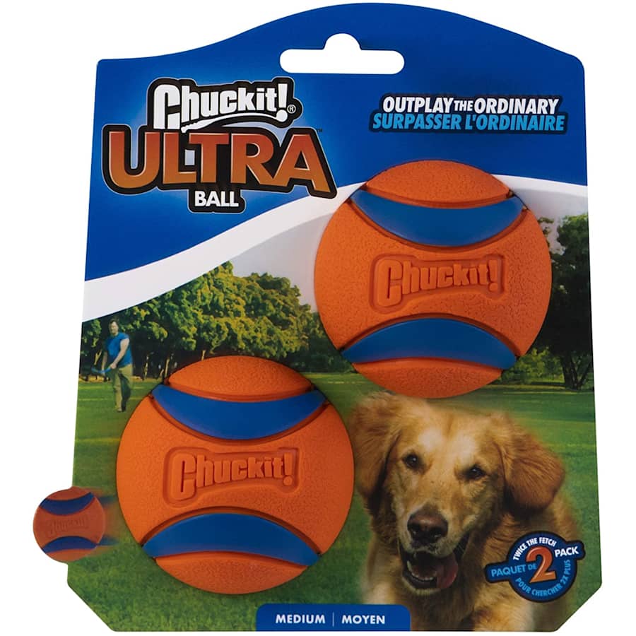 ChuckIt! Medium Ultra Ball 2-Pack for $9 ChuckIt! Medium Ultra Ball 2-Pack for $9