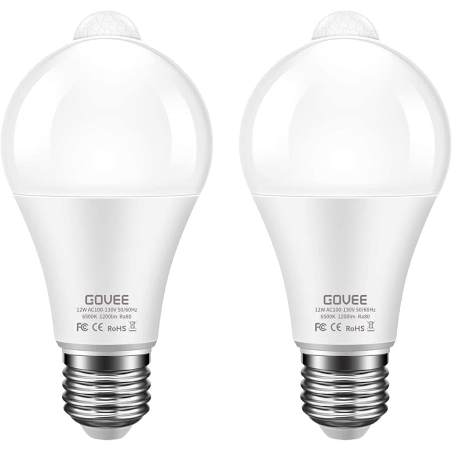 Govee 12W LED Motion-Sensor Light Bulb 2-Pack for $8 Govee 12W LED Motion-Sensor Light Bulb 2-Pack for $8