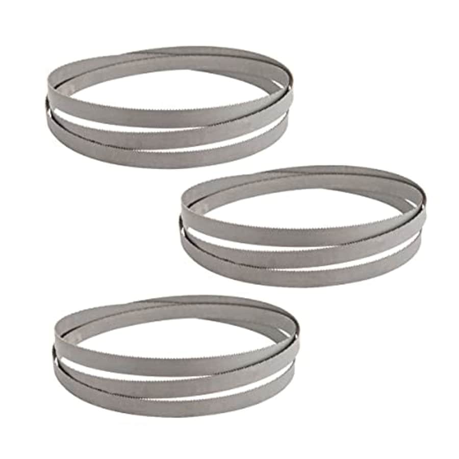 POWERTEC 13501-P3 44-7/8 Inch x 24 TPI Bandsaw Blades, Portable Band Saw Blades for DeWalt DCS374B, for $30