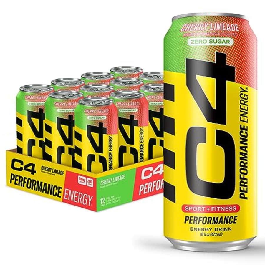 Cellucor C4 Original Sugar Free Energy Drink 16oz (Pack of 12) | Cherry Limeade | Pre Workout Performance for $28