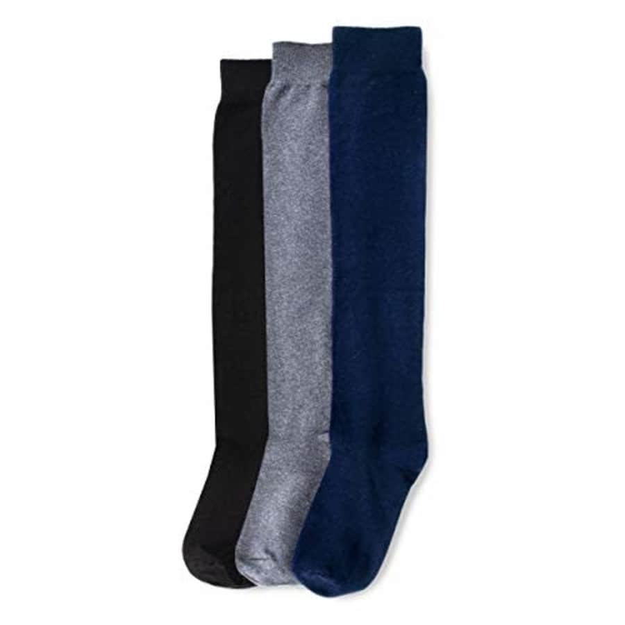 HUE womens Flat Knit Knee 3 Pack Casual Socks, New Graphite Heather, One Size US for $34 HUE womens Flat Knit Knee 3 Pack Casual Socks, New Graphite Heather, One Size US for $34