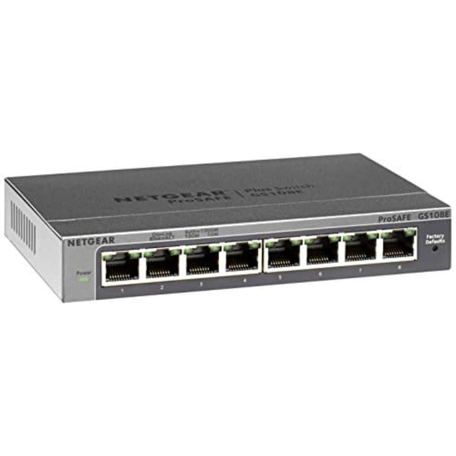 Netgear ProSafe Plus GS108E-300NAS 8-port gigabit Plus switch for $61