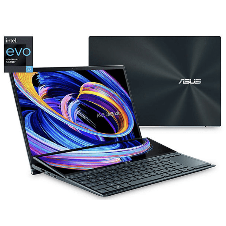 ASUS ZenBook Duo 11th-Gen. i7 14" 2-in-1 Touch Display for $1,700