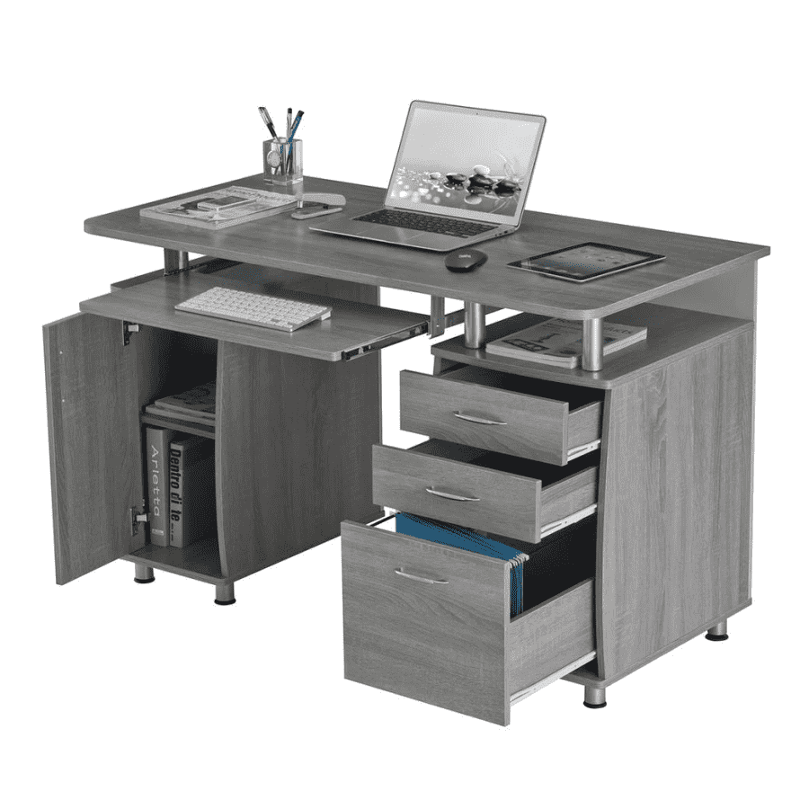 Techni Mobili Complete Workstation 48" Computer Desk for $167