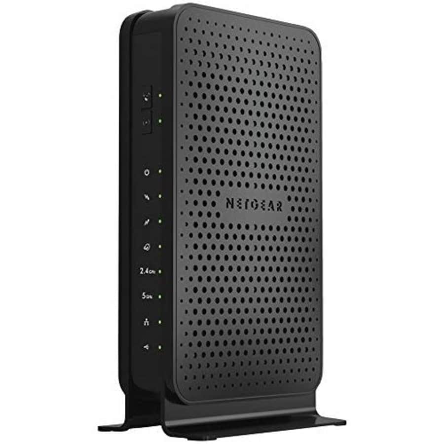 NETGEAR C3700-100NAR C3700-NAR DOCSIS 3.0 WiFi Cable Modem Router with N600 8x4 Download speeds for for $110
