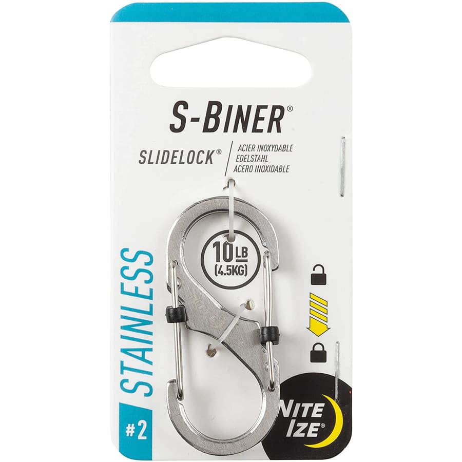 Nite Ize Slidelock Steel S-Biner for $4 Nite Ize Slidelock Steel S-Biner for $4