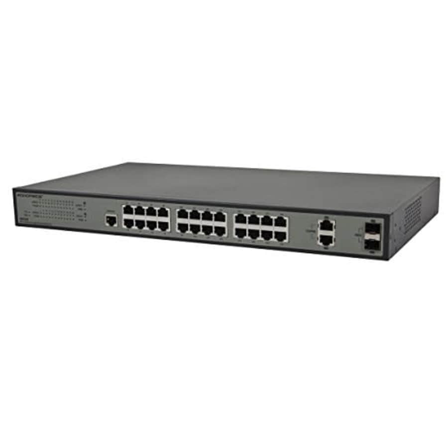 Monoprice 24FE+2 Combo-Port Gigabit Ethernet SNMP Switch (110742) for $156