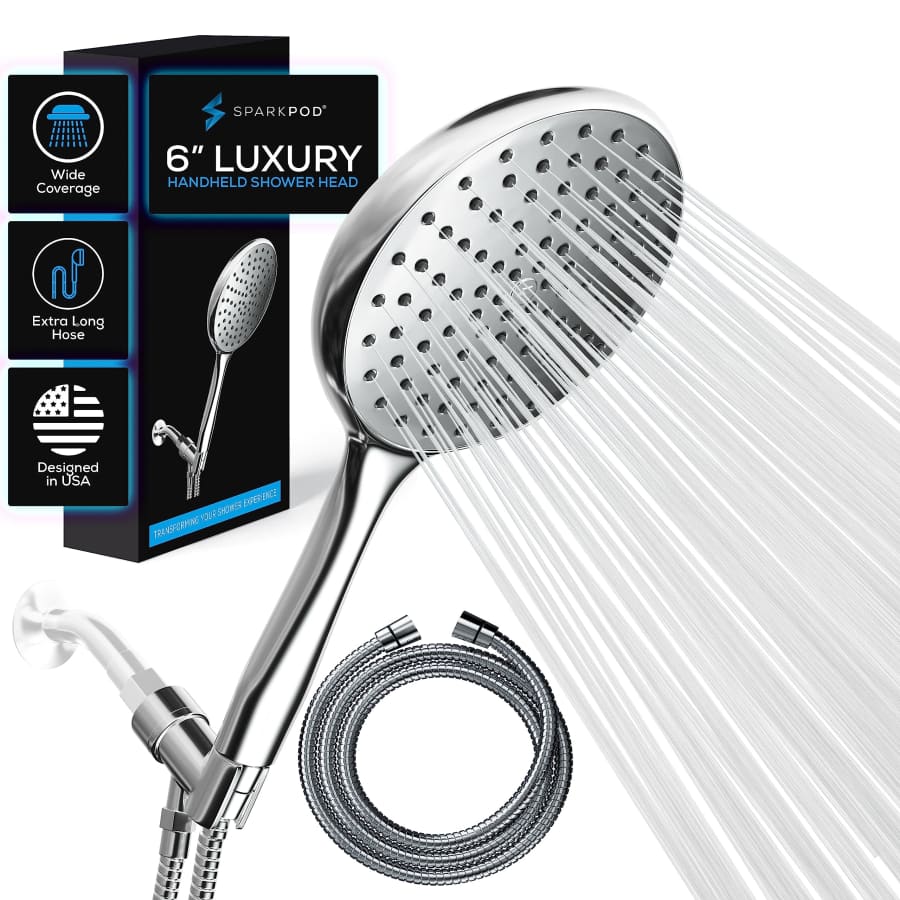 SparkPod High Pressure 6" Handheld Shower Head from $13 SparkPod High Pressure 6" Handheld Shower Head from $13