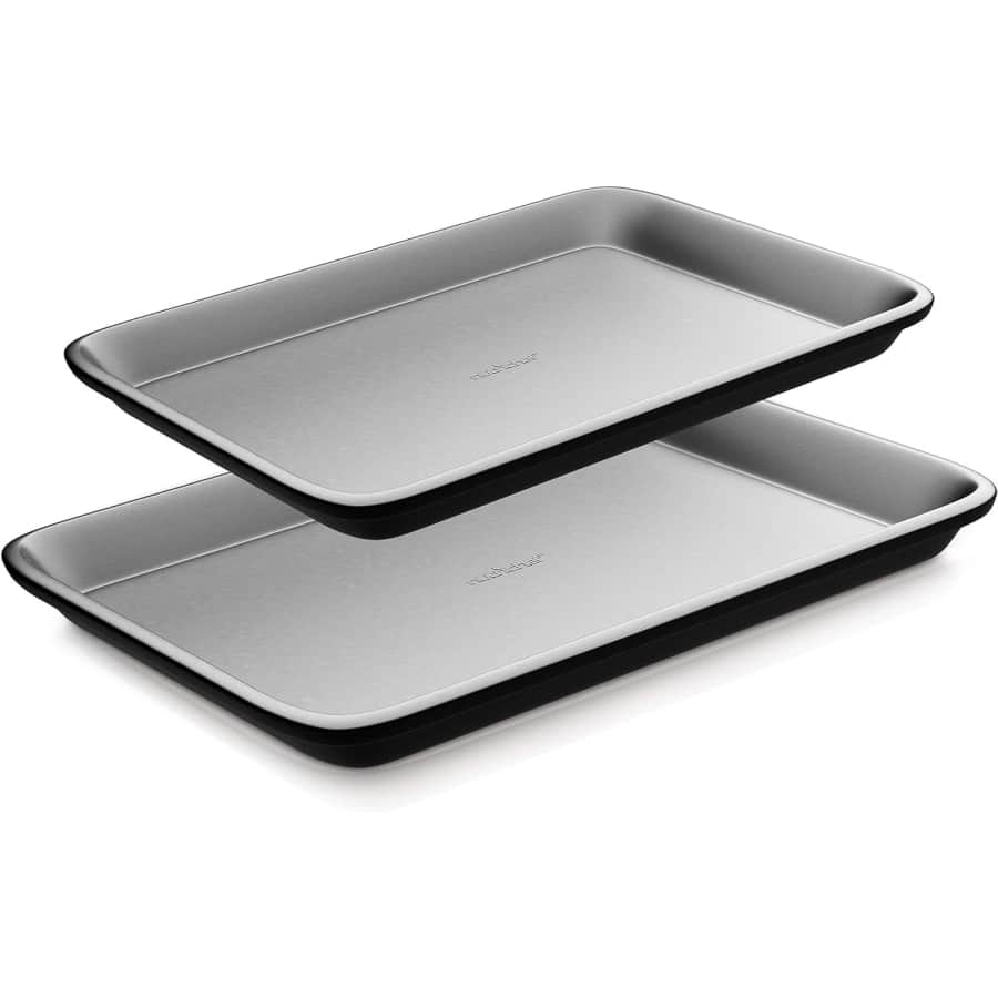 NutriChef 2-Piece Premium Non-Stick Cookie Sheet Set for $18