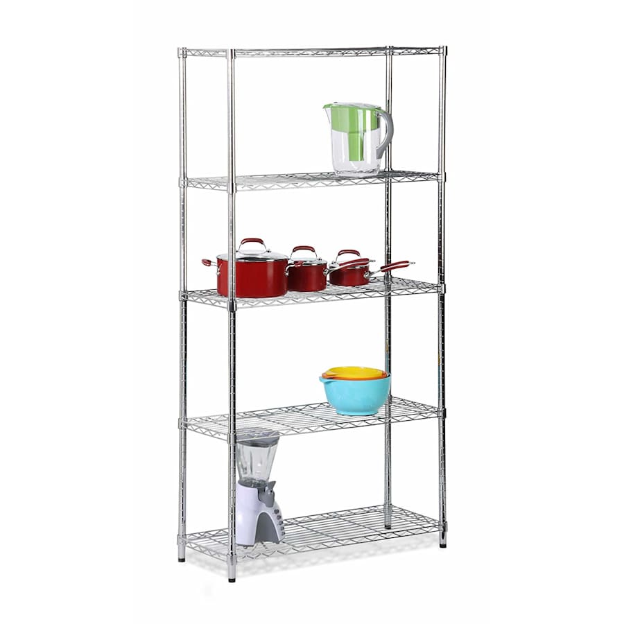 Honey Can Do 5-Shelf Steel Shelving Unit for $34 Honey Can Do 5-Shelf Steel Shelving Unit for $34