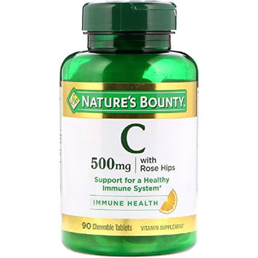 Nature's Bounty, C-500 mg Delicious Chewable w/ Rose Hips Tablets, 90 ct for $24