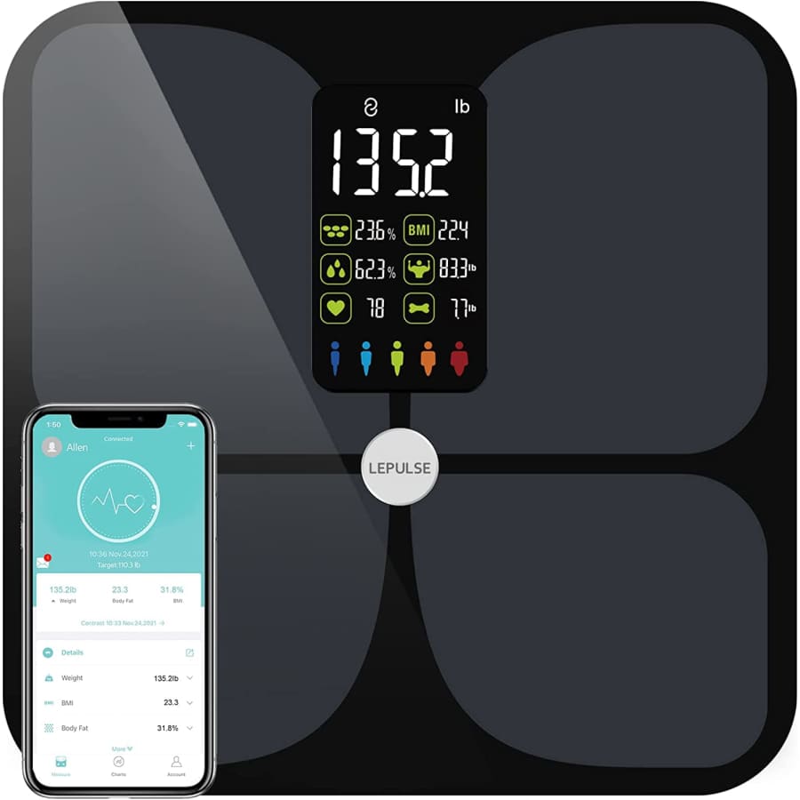 Lepulse Lescale Smart Body Fat Scale for $50 Lepulse Lescale Smart Body Fat Scale for $50