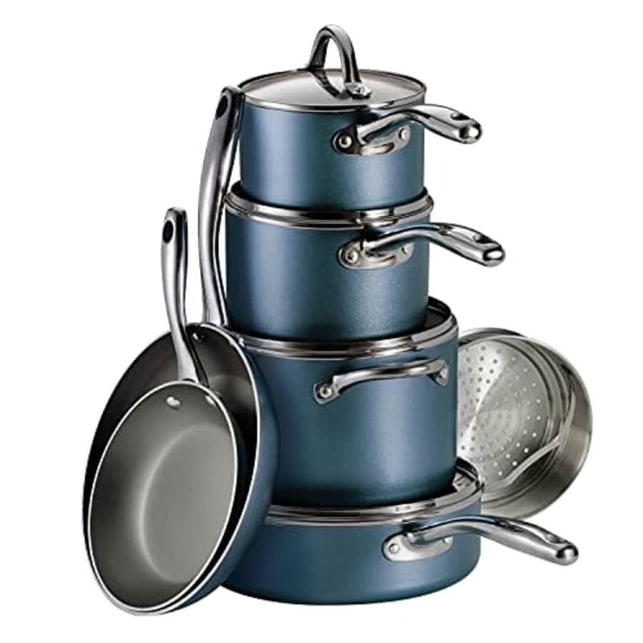 Tramontina Cookware Set Nonstick 11-Piece Blue, 80143/031DS for $100