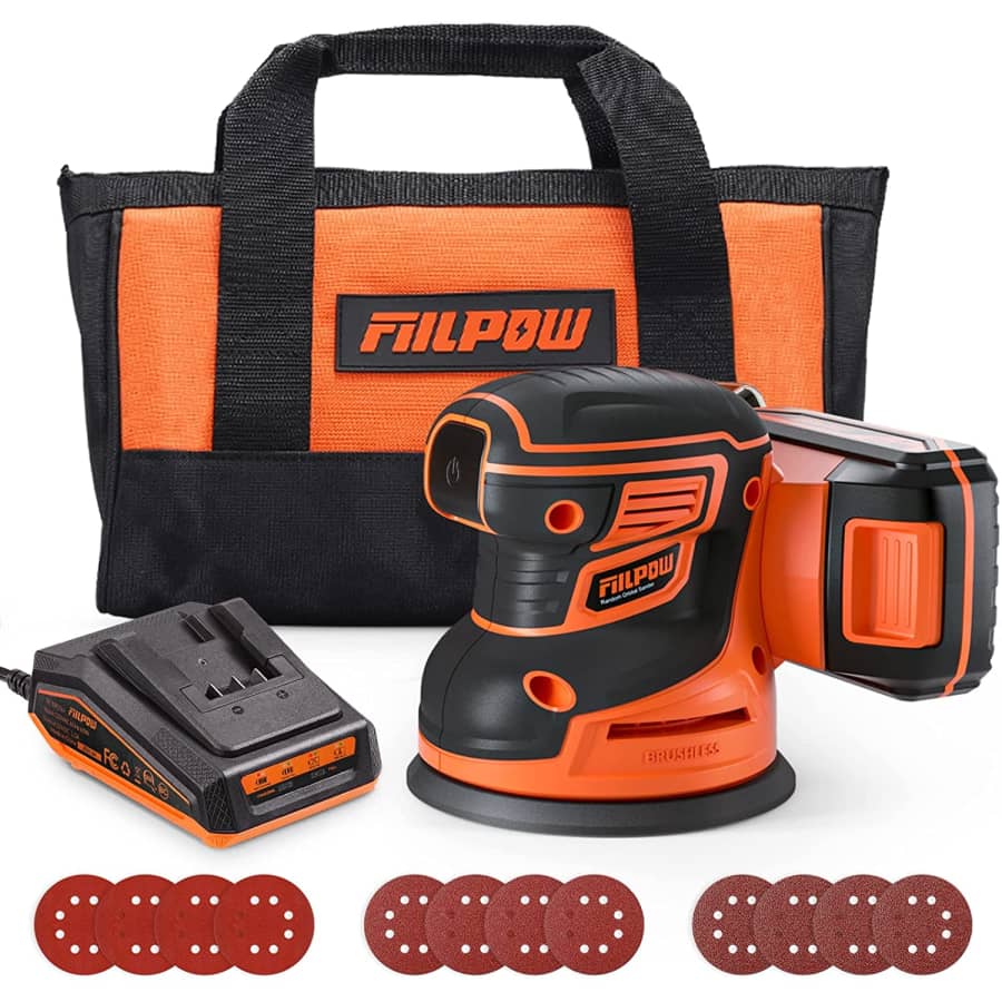 Fiilpow 20V Cordless Random Orbital Sander for $50