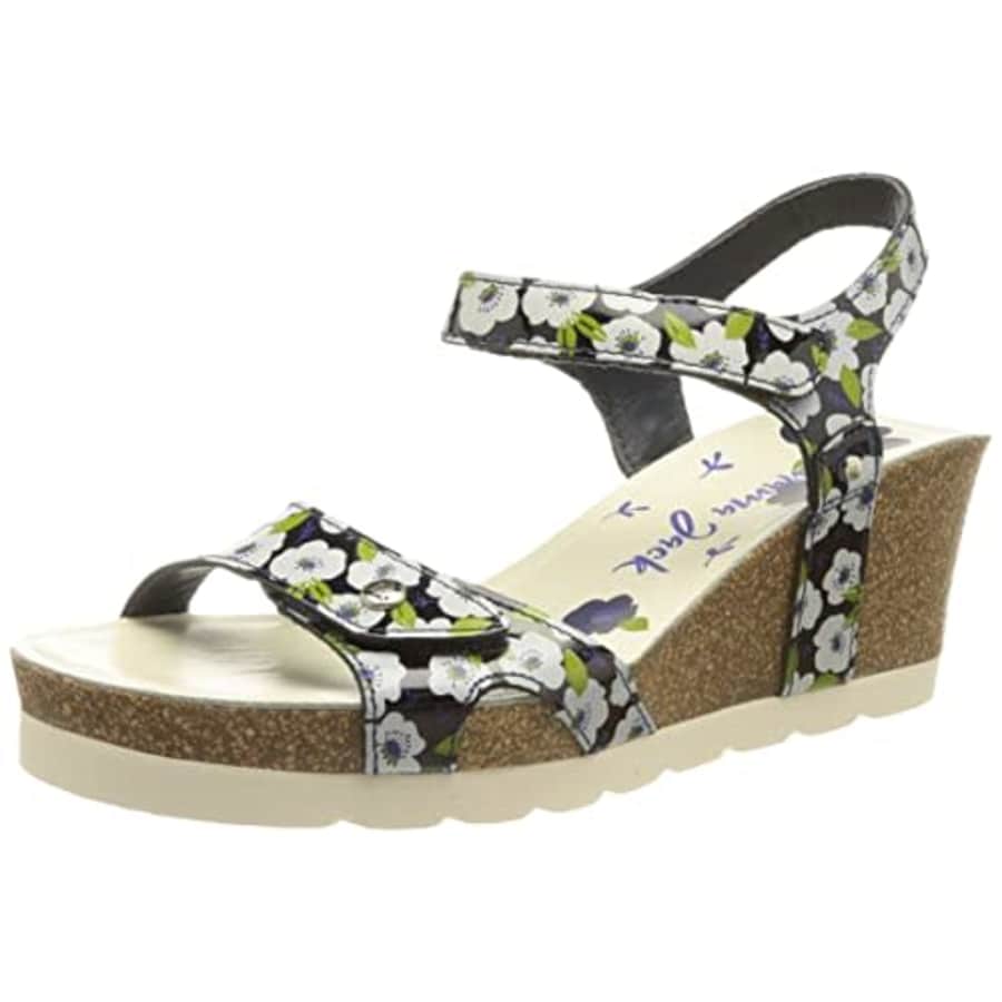 Panama Jack Julia Garden Sandals Size 8.5 Adult Colour Floral Navy B2 for $44