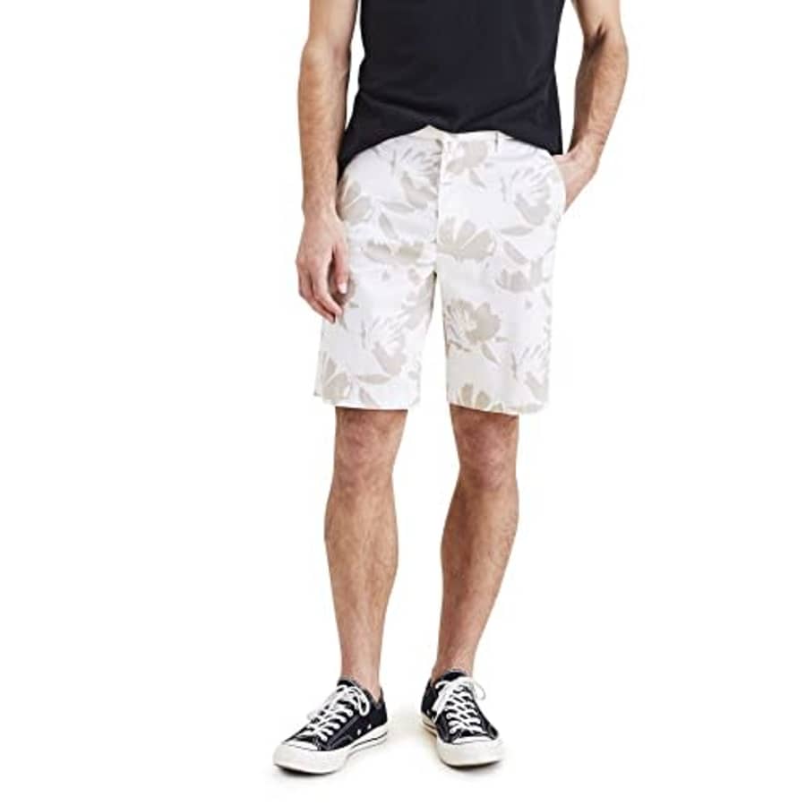 Dockers Men's Ultimate Straight Fit Supreme Flex Shorts (Standard and Big & Tall), (New) Egret for $30 Dockers Men's Ultimate Straight Fit Supreme Flex Shorts (Standard and Big & Tall), (New) Egret for $30