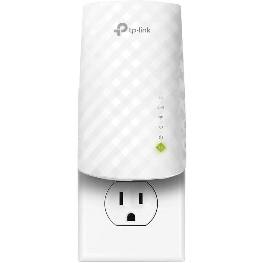 TP-Link AC750 Dual Band WiFi Range Extender: $12.81 TP-Link AC750 Dual Band WiFi Range Extender: $12.81