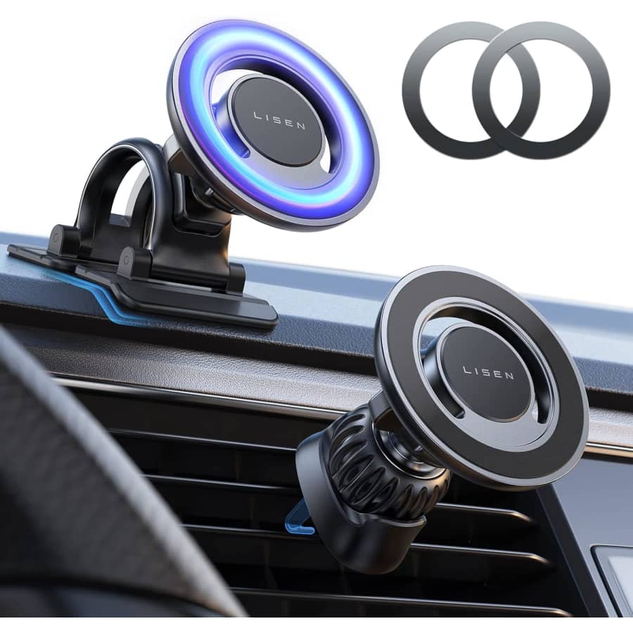 Lisen Magnetic Vent Smartphone Holder for $13