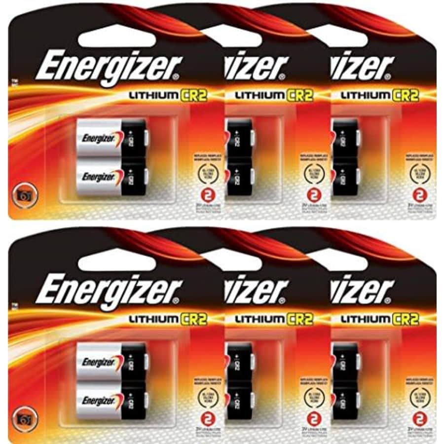 12 Energizer CR2 3-Volt 3V Lithium Photo Batteries (6x2) for $50