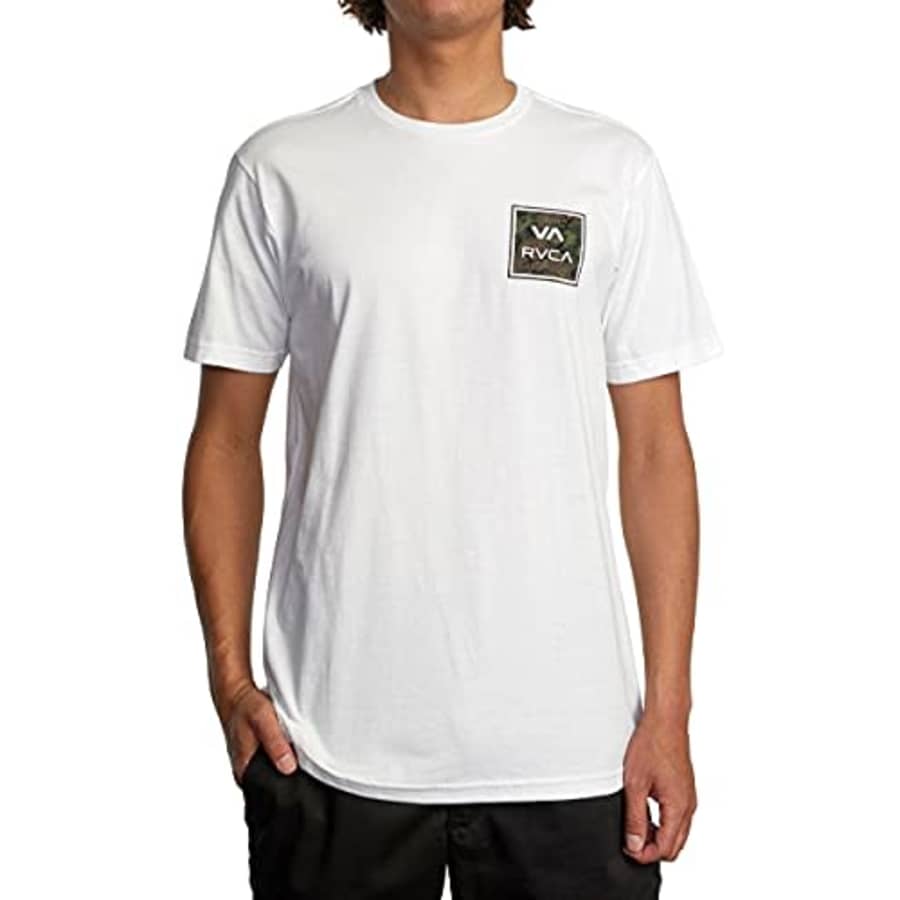 RVCA Men's Graphic Short Sleeve Crew Neck Tee Shirt, VA All The Way/White 2, Large for $20 RVCA Men's Graphic Short Sleeve Crew Neck Tee Shirt, VA All The Way/White 2, Large for $20