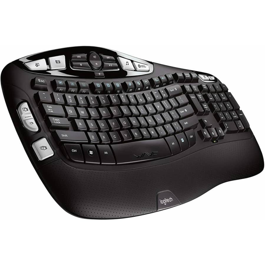 Logitech Wireless Wave Keyboard for $28 Logitech Wireless Wave Keyboard for $28