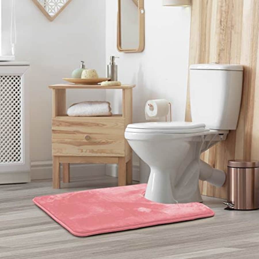 Clara Clark Memory Foam Bath Mat Set - Non Slip, Absorbent, Soft Bath Rug Set - Fast Drying for $21