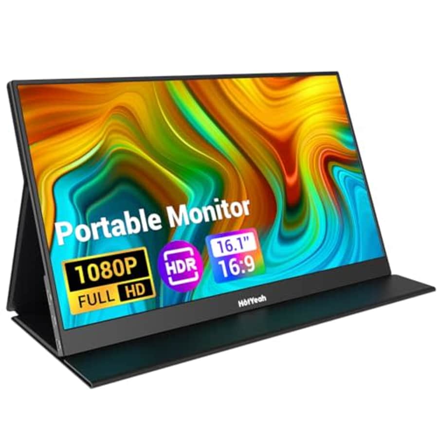 HotYeah 16.1" 1080p HDR IPS LED Portable Monitor for $100