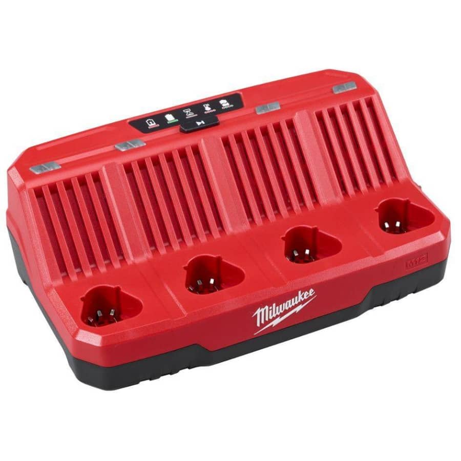 Milwaukee M12 12V Li-ion 4-Port Sequential Battery Charger for $59
