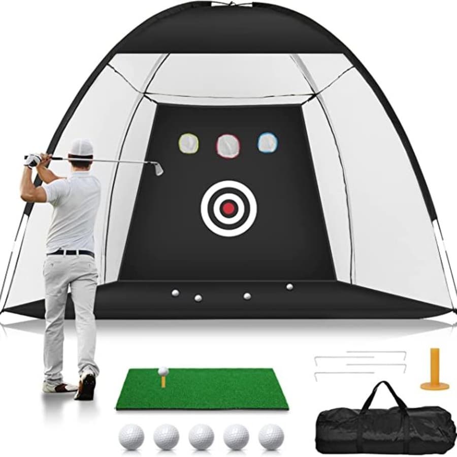 Golf Practice Net Set for $55