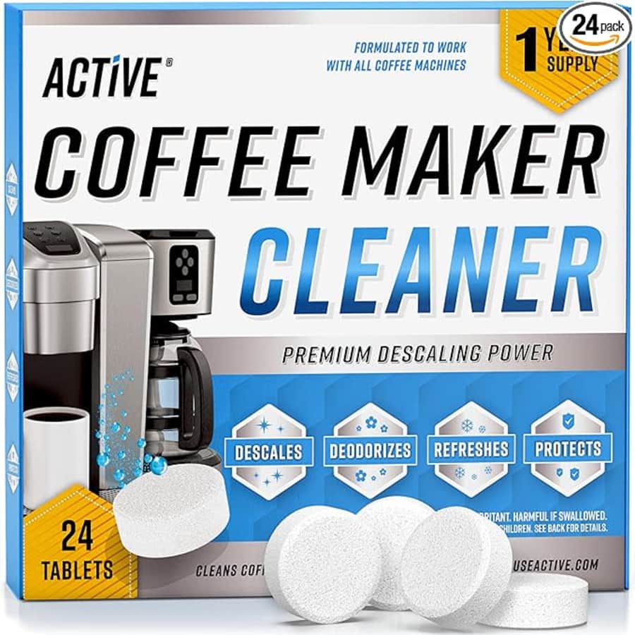 Active Coffee Machine Descaler Tablets 24-Count Pack for $12 w/ Sub. & Save Active Coffee Machine Descaler Tablets 24-Count Pack for $12 w/ Sub. & Save