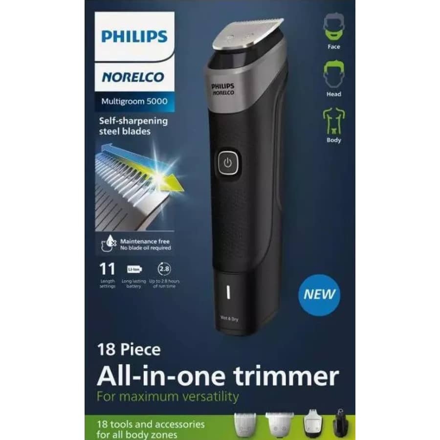 Philips Norelco Body Groom Series 5000 Rechargeable Trimmer for $22 Philips Norelco Body Groom Series 5000 Rechargeable Trimmer for $22