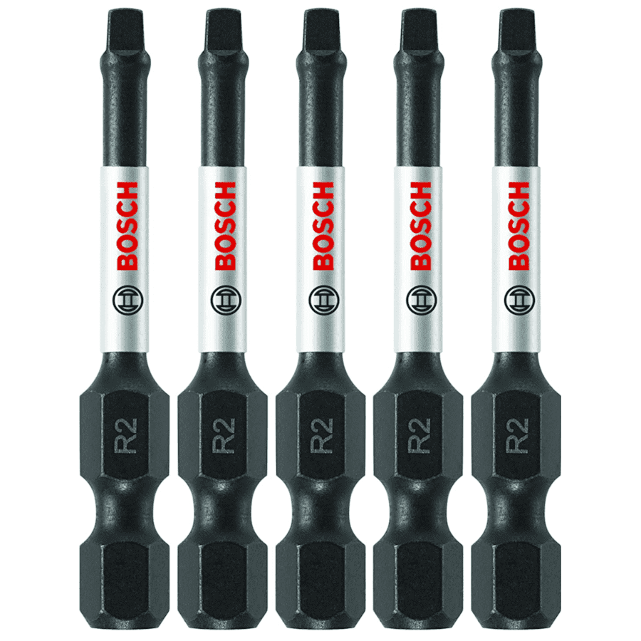 Bosch 5 2" Square #2 Impact Tough Screwdriving Bits for $4 Bosch 5 2" Square #2 Impact Tough Screwdriving Bits for $4